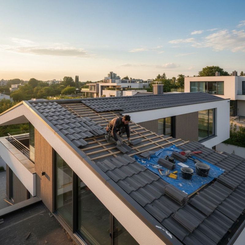 Tile Roof Repair detail